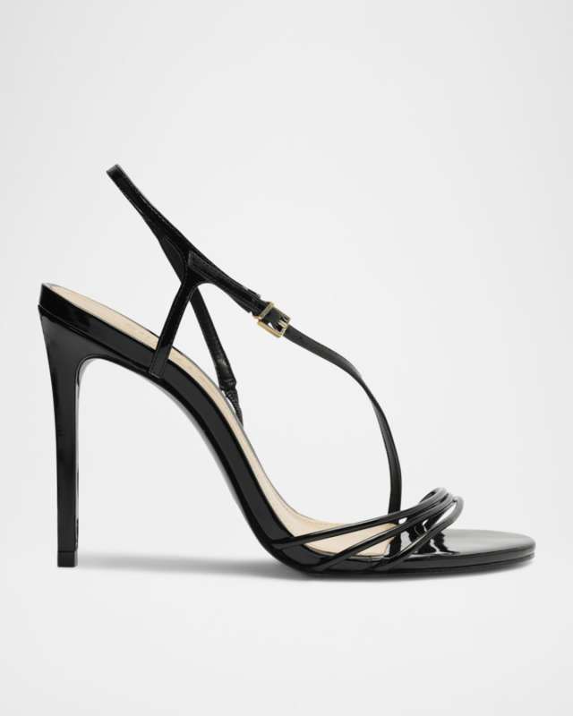 Inez Strappy Leather Slingback Sandals